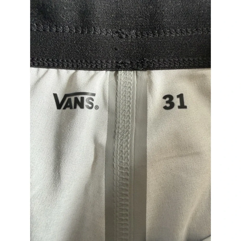 NWOT Vans men's Sz 31 Black Gray Swim Suit